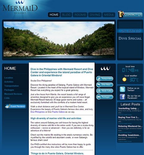 Mermaid Resort and Dive Center, Puerto Galera