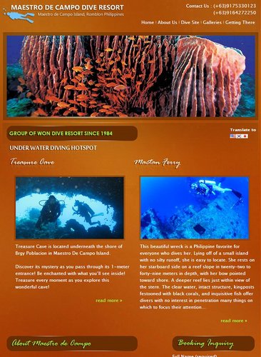 Maestro de Campo Dive Resort, Romblon