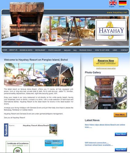 Hayahay Resort Panglao Island, Bohol