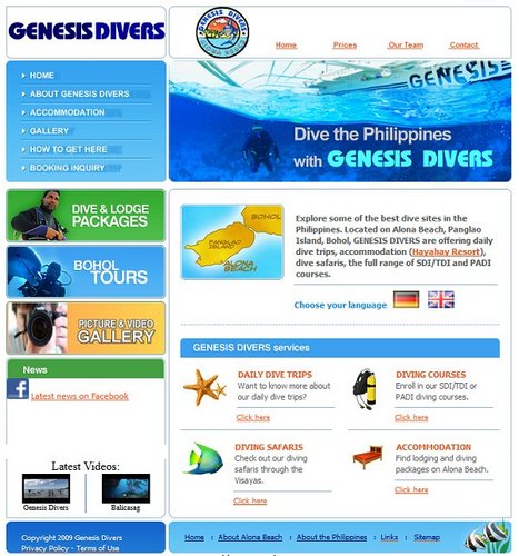 Genesis Divers, Panglao Island